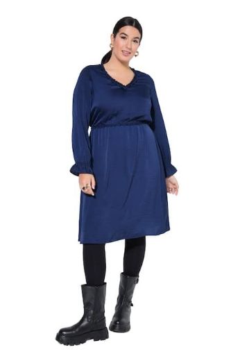 Moda za polnejše Haljina midi dugih rukava plus velikost, xxl, Ulla Popken in Johann Popken (JP1880)