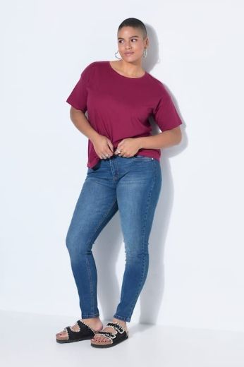 Moda za polnejše Traperice uskih nogavica plus velikost, xxl, Ulla Popken in Johann Popken (JP1880)