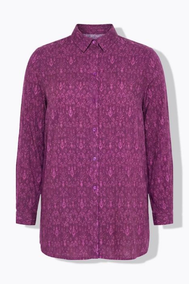 Moda za polnejše Bluza s dugim rukavima ravnog kroja plus velikost, xxl, Ulla Popken in Johann Popken (JP1880)