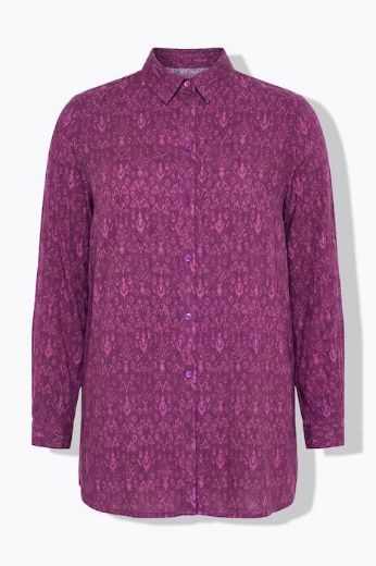 Moda za polnejše Bluza s dugim rukavima ravnog kroja plus velikost, xxl, Ulla Popken in Johann Popken (JP1880)