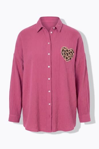 Moda za polnejše Bluza s dugim rukavima ravnog kroja plus velikost, xxl, Ulla Popken in Johann Popken (JP1880)