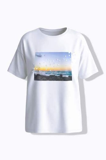 Moda za polnejše Majica kratkih rukava s ukrasnim perlama plus velikost, xxl, Ulla Popken in Johann Popken (JP1880)