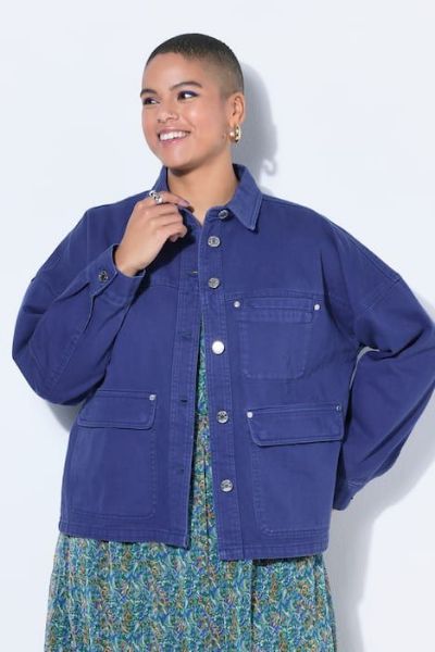 Slika Košulja traper širokog kroja s 3 džepa