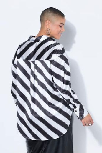 Moda za polnejše Košulja dugih rukava od satena plus velikost, xxl, Ulla Popken in Johann Popken (JP1880)