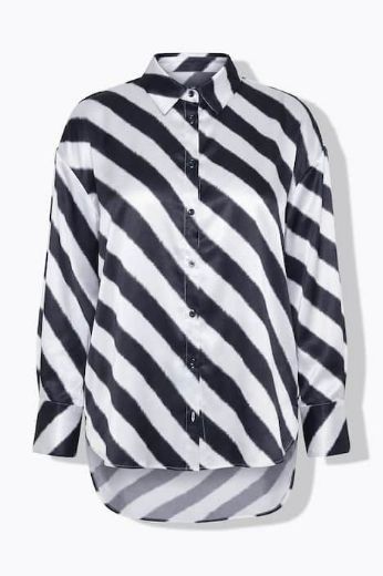 Moda za polnejše Košulja dugih rukava od satena plus velikost, xxl, Ulla Popken in Johann Popken (JP1880)