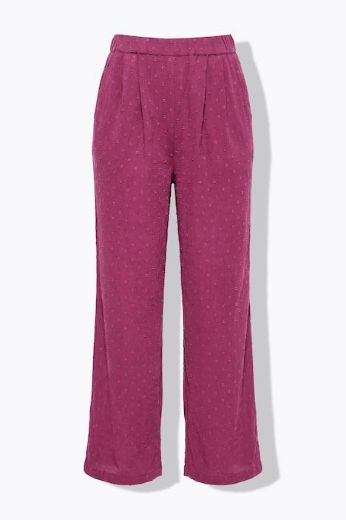 Moda za polnejše Hlače širokih nogavica visokog struka plus velikost, xxl, Ulla Popken in Johann Popken (JP1880)