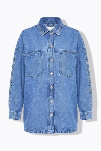 Moda za polnejše Košulja traper širokog kroja plus velikost, xxl, Ulla Popken in Johann Popken (JP1880)