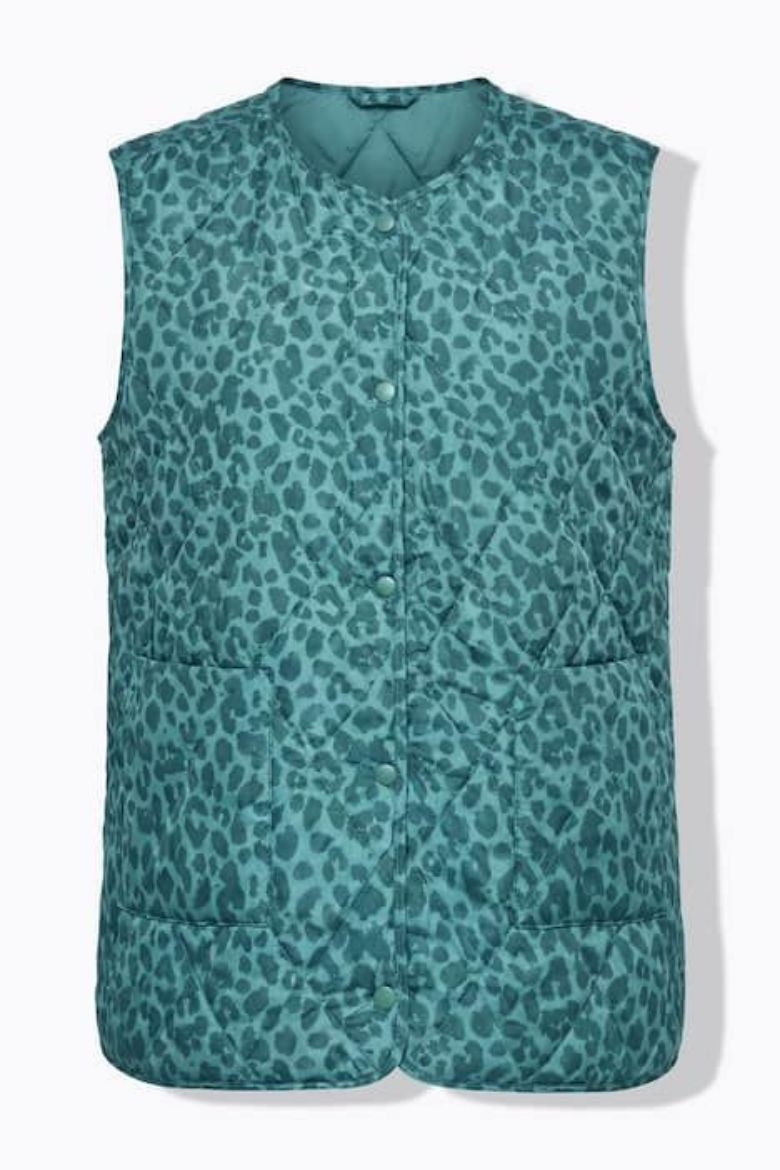 Moda za polnejše Prsluk šireg kroja s leopard uzorkom plus velikost, xxl, Ulla Popken in Johann Popken (JP1880)