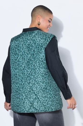 Moda za polnejše Prsluk šireg kroja s leopard uzorkom plus velikost, xxl, Ulla Popken in Johann Popken (JP1880)