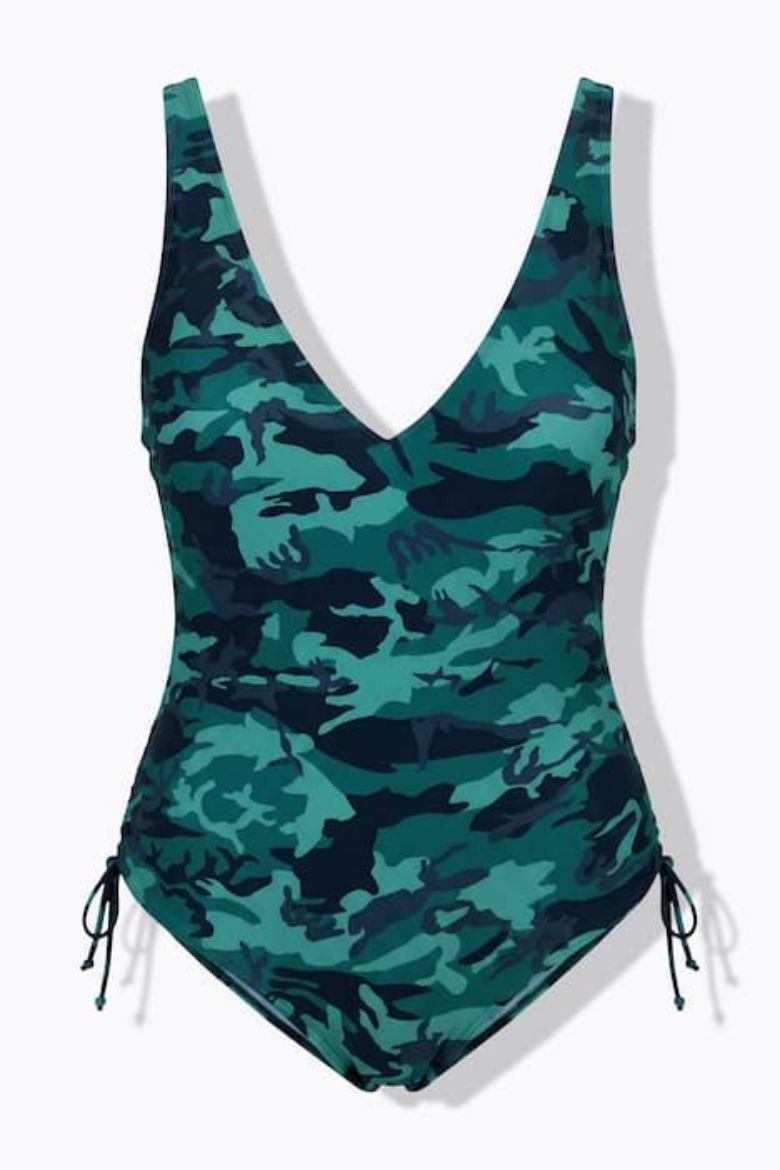 Moda za polnejše Kupaći kostim jednodijelni mekanih košarica plus velikost, xxl, Ulla Popken in Johann Popken (JP1880)