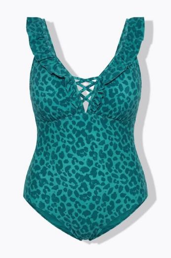 Moda za polnejše Kupaći kostim jednodijelni mekanih košarica plus velikost, xxl, Ulla Popken in Johann Popken (JP1880)