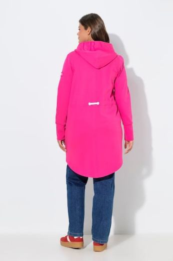 Moda za polnejše Majica dugih rukava s patentnim zatvaračem i kapuljačom dužeg kroja plus velikost, xxl, Ulla Popken in Johann Popken (JP1880)