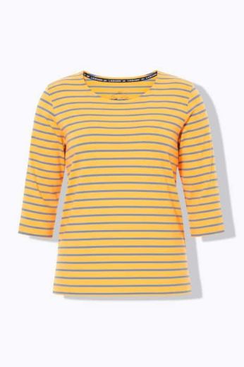 Moda za polnejše Majica dugi rukavi na pruge plus velikost, xxl, Ulla Popken in Johann Popken (JP1880)