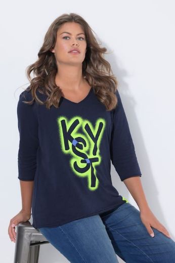 Moda za polnejše Majica kratkih rukava plus velikost, xxl, Ulla Popken in Johann Popken (JP1880)