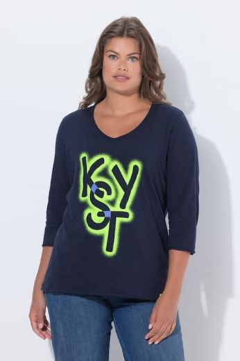 Moda za polnejše Majica kratkih rukava plus velikost, xxl, Ulla Popken in Johann Popken (JP1880)