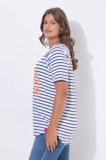 Moda za polnejše Majica kratkih rukava s V izrezom plus velikost, xxl, Ulla Popken in Johann Popken (JP1880)