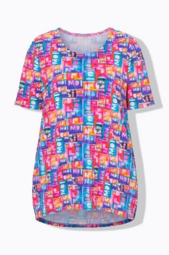 Moda za polnejše Majica kratkih rukava okruglog izreza plus velikost, xxl, Ulla Popken in Johann Popken (JP1880)