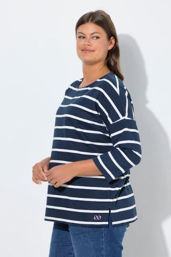 Moda za polnejše Majica dugih rukava okrulog izreza plus velikost, xxl, Ulla Popken in Johann Popken (JP1880)