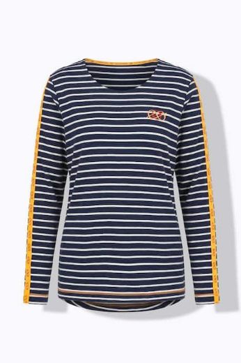 Moda za polnejše Košulja dugih rukava okruglog izreza plus velikost, xxl, Ulla Popken in Johann Popken (JP1880)