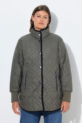 Moda za polnejše Jakna s kariranom podstavom plus velikost, xxl, Ulla Popken in Johann Popken (JP1880)