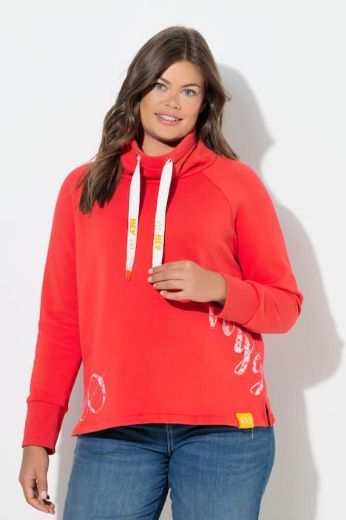 Moda za polnejše Majica dugih rukava s ovratnikom plus velikost, xxl, Ulla Popken in Johann Popken (JP1880)