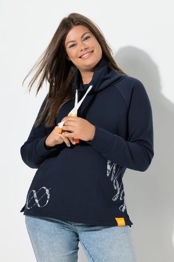 Moda za polnejše Majica dugih rukava s ovratnikom plus velikost, xxl, Ulla Popken in Johann Popken (JP1880)