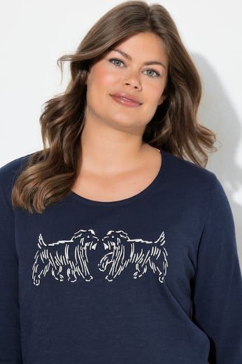 Moda za polnejše Majica dugih rukava plus velikost, xxl, Ulla Popken in Johann Popken (JP1880)