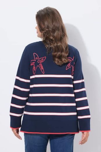 Moda za polnejše Majica dugih rukava plus velikost, xxl, Ulla Popken in Johann Popken (JP1880)