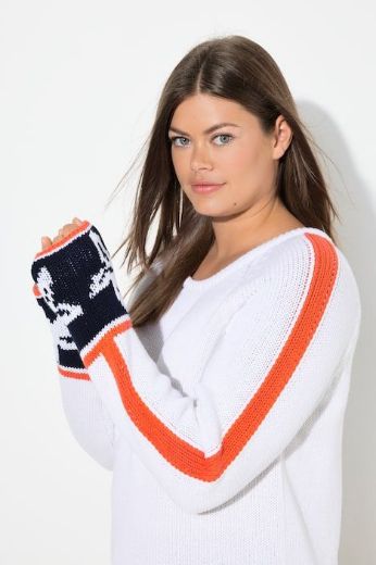 Moda za polnejše Pulover pleteni plus velikost, xxl, Ulla Popken in Johann Popken (JP1880)