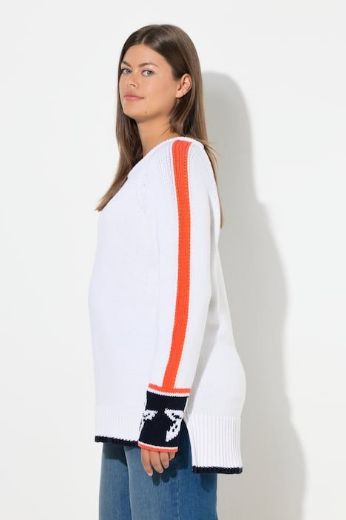 Moda za polnejše Pulover pleteni plus velikost, xxl, Ulla Popken in Johann Popken (JP1880)