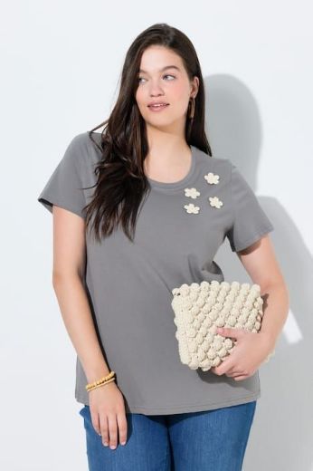 Moda za polnejše Majica kratkih rukava plus velikost, xxl, Ulla Popken in Johann Popken (JP1880)