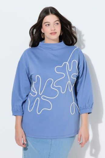 Moda za polnejše Majica 3/4 rukava plus velikost, xxl, Ulla Popken in Johann Popken (JP1880)