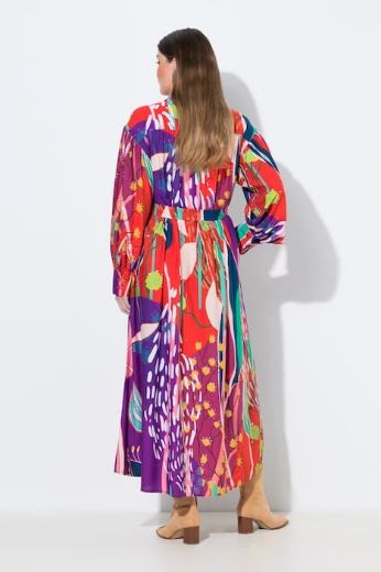 Moda za polnejše Haljina maxi dugih rukava plus velikost, xxl, Ulla Popken in Johann Popken (JP1880)