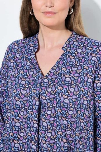 Moda za polnejše Tunika 3/4 rukava V ovratnika plus velikost, xxl, Ulla Popken in Johann Popken (JP1880)