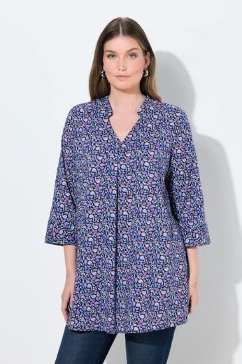 Moda za polnejše Tunika 3/4 rukava V ovratnika plus velikost, xxl, Ulla Popken in Johann Popken (JP1880)