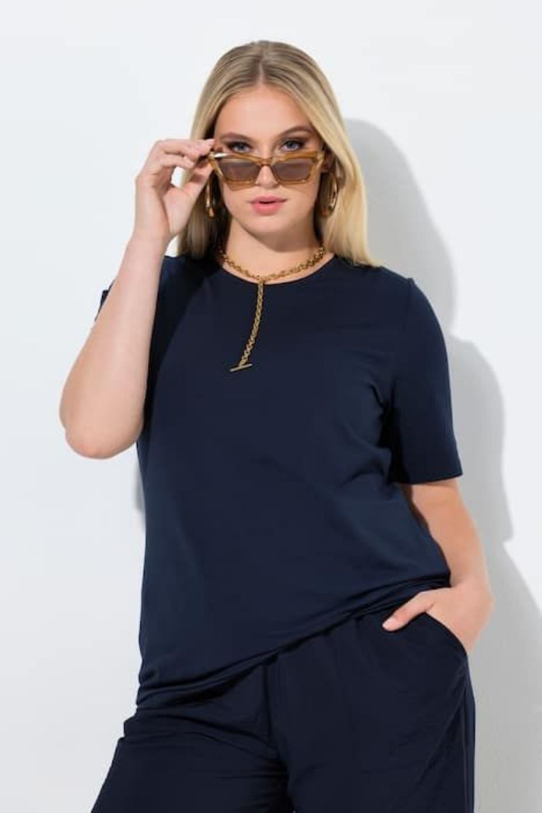 Moda za polnejše Majica kratkih rukava plus velikost, xxl, Ulla Popken in Johann Popken (JP1880)