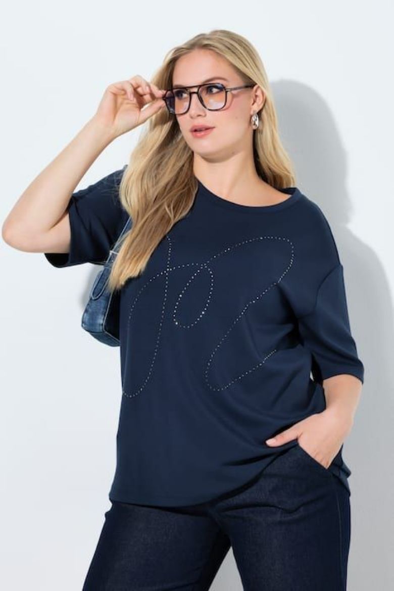 Moda za polnejše Majica kratkih rukava plus velikost, xxl, Ulla Popken in Johann Popken (JP1880)