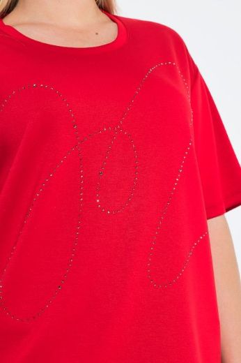 Moda za polnejše Majica kratkih rukava plus velikost, xxl, Ulla Popken in Johann Popken (JP1880)