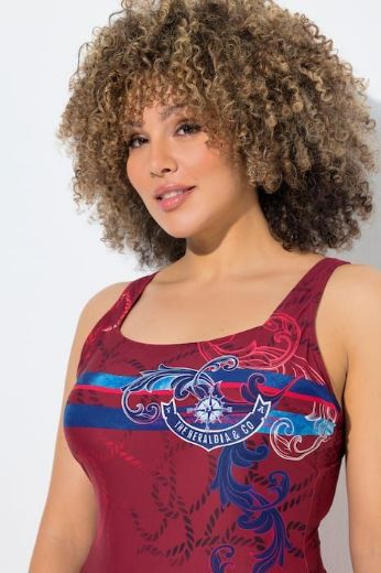 Moda za polnejše Kupaći kostim jednodijelni plus velikost, xxl, Ulla Popken in Johann Popken (JP1880)