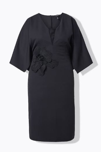 Moda za polnejše Haljina 3/4 rukava svečana plus velikost, xxl, Ulla Popken in Johann Popken (JP1880)