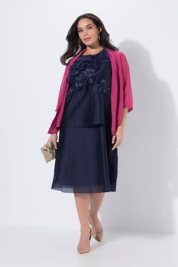 Moda za polnejše Haljina midi bez rukava plus velikost, xxl, Ulla Popken in Johann Popken (JP1880)