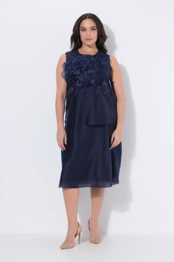 Moda za polnejše Haljina midi bez rukava plus velikost, xxl, Ulla Popken in Johann Popken (JP1880)