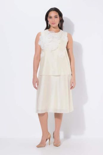 Moda za polnejše Haljina midi bez rukava plus velikost, xxl, Ulla Popken in Johann Popken (JP1880)