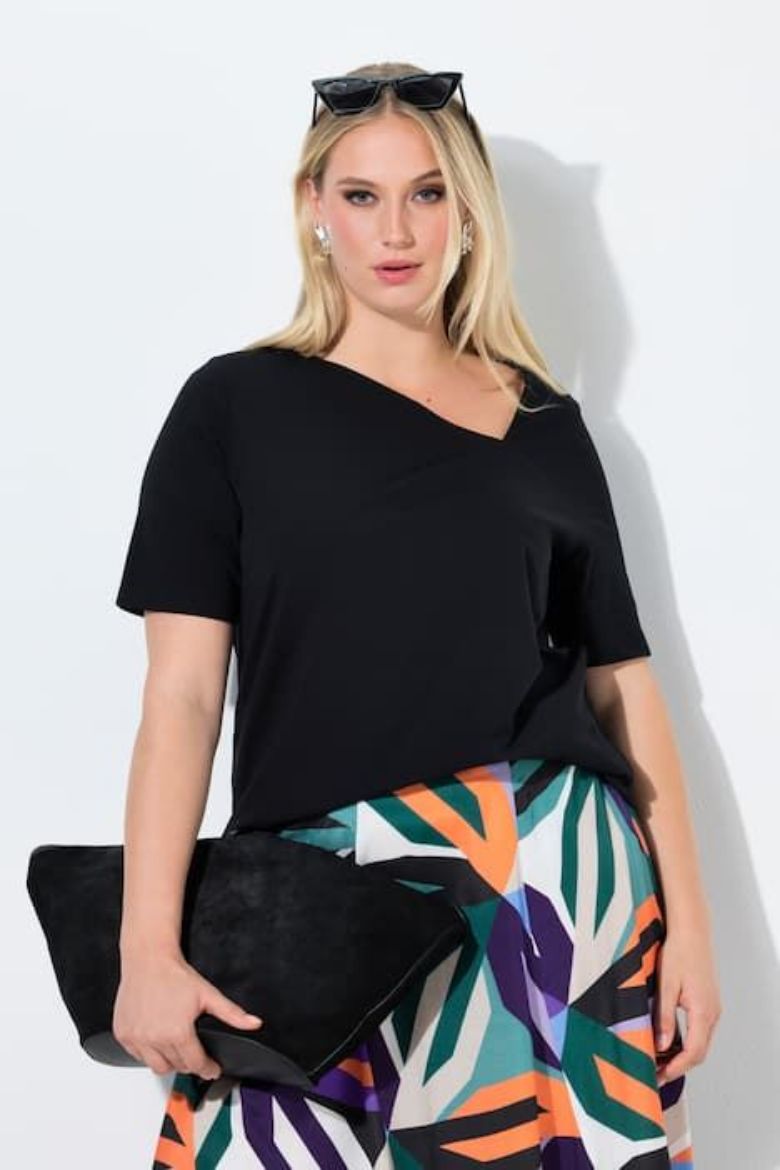 Moda za polnejše Majica kratkih rukava plus velikost, xxl, Ulla Popken in Johann Popken (JP1880)