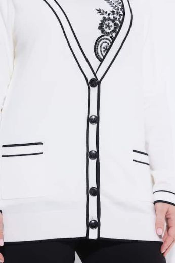 Moda za polnejše Kardigan na kopčanje plus velikost, xxl, Ulla Popken in Johann Popken (JP1880)