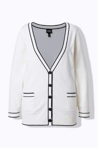 Moda za polnejše Kardigan na kopčanje plus velikost, xxl, Ulla Popken in Johann Popken (JP1880)