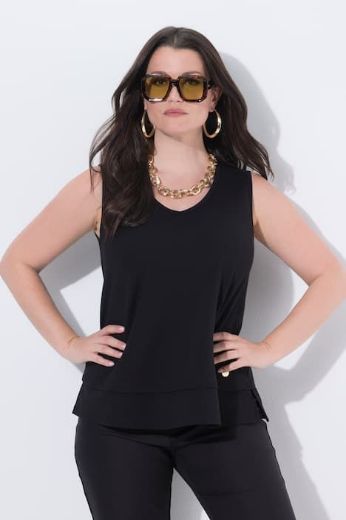 Moda za polnejše Majica bez rukava A kroja plus velikost, xxl, Ulla Popken in Johann Popken (JP1880)