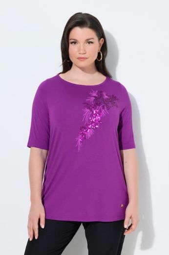 Moda za polnejše Majica kratkih rukava plus velikost, xxl, Ulla Popken in Johann Popken (JP1880)