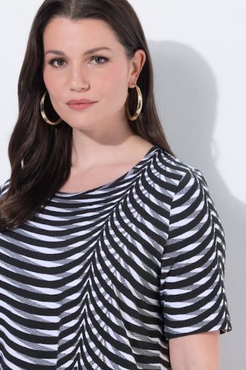 Moda za polnejše Majica kratkih rukava A kroja plus velikost, xxl, Ulla Popken in Johann Popken (JP1880)