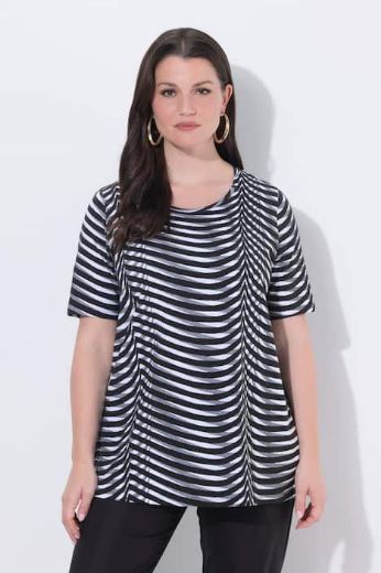 Moda za polnejše Majica kratkih rukava A kroja plus velikost, xxl, Ulla Popken in Johann Popken (JP1880)